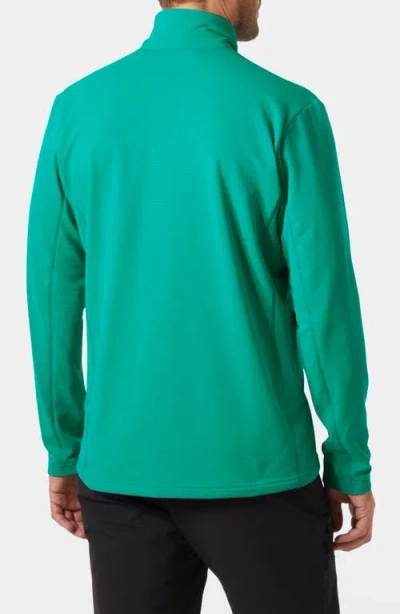 Helly Hansen Versatile Half Zip Midlayer Fleece Pullover In Green