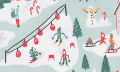 Copper Pearl Snowy Slope Knotted Gown In Multi