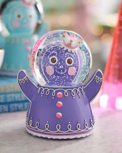 Glitterville Ginger Dough Waterdome, Purple In Purple