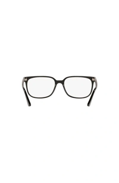 Lenscrafters 58mm Rectangle Optical Glasses In Black