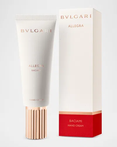 Bvlgari Allegra Baciami Hand Cream 1.35 Oz. In White