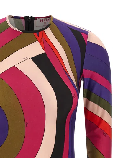 Pucci Iride Dresses Multicolor In Multi