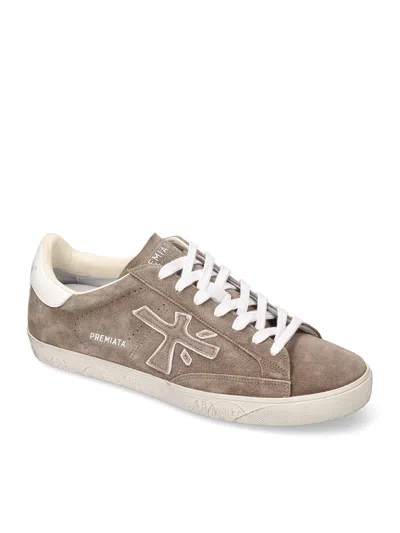 Premiata Steven Sneakers In Brown