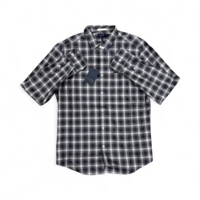 Goodman Men's Long Sleeve On Point Plaid In Black Ventura In Multi