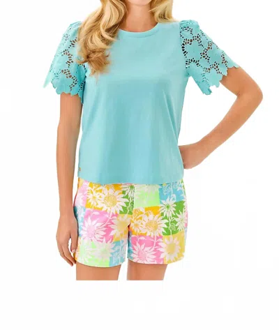 Lilly Pulitzer Callahan Stretch Shorts In Sunny Sunflowers In Multi