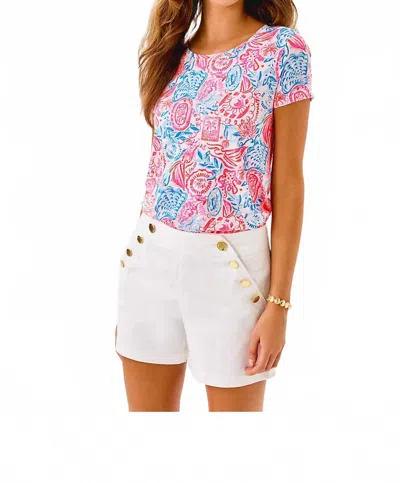 Lilly Pulitzer Eliska Short In Resort White In Multi