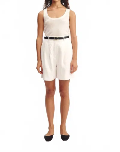 Posse Marchello Short In Ivory In White