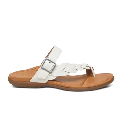 Aetrex Women's Selena Sandal In White In White