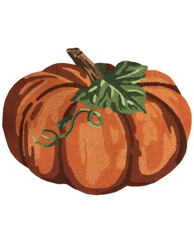The Rug Market Pumpkin Shape Rug In Orange