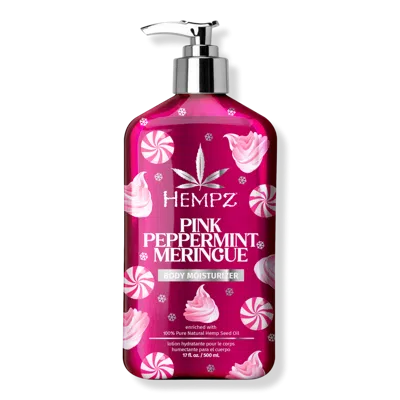 Hempz Pink Peppermint Meringue Body Moisturizer 17 Fl.oz. In Purple