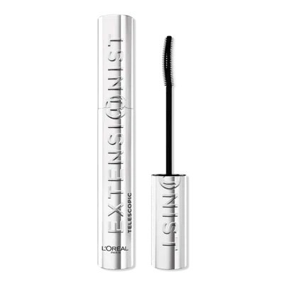 L'oreal Extensionist Lengthening And Curling Washable Mascara - Black In Black