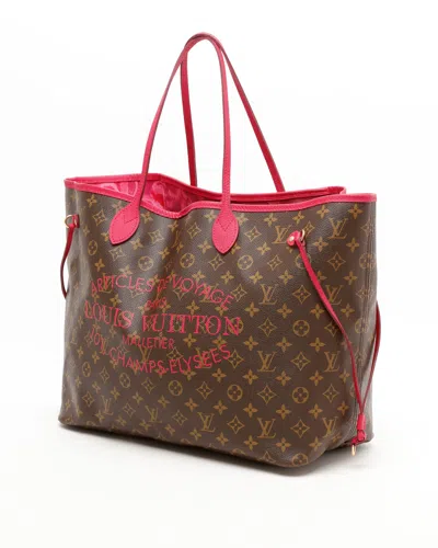 Pre-owned Louis Vuitton Monogram Ikat Neverfull Gm Bag In Multi