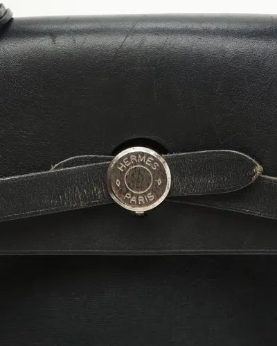 Pre-owned Hermes Hermès Herbag Backpack In Black