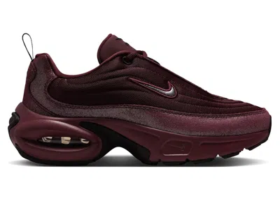 Pre-owned Nike Air Max Portal Se (women's) Sneakers In Burgundy Crush/black/metallic Dark Grey