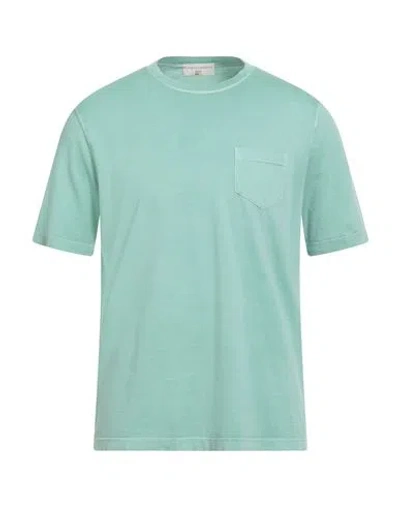 Filippo De Laurentiis Man T-shirt Light Green Size 50 Cotton In Blue