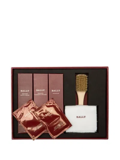 Bally Gift Box Shoe Care Kit In Metallic