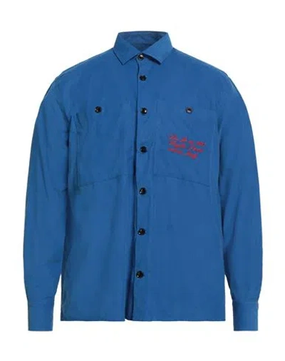 Liu •jo Man Man Shirt Light Blue Size S Cotton In Blue