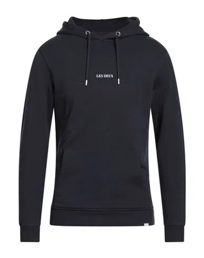 Les Deux Man Sweatshirt Navy Size Xs Cotton In Black
