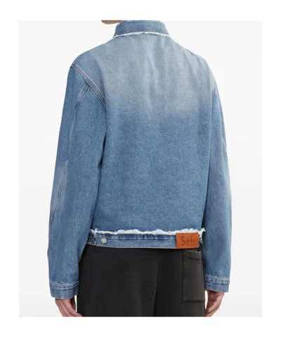 Séfr Sefr Jacket In Blue