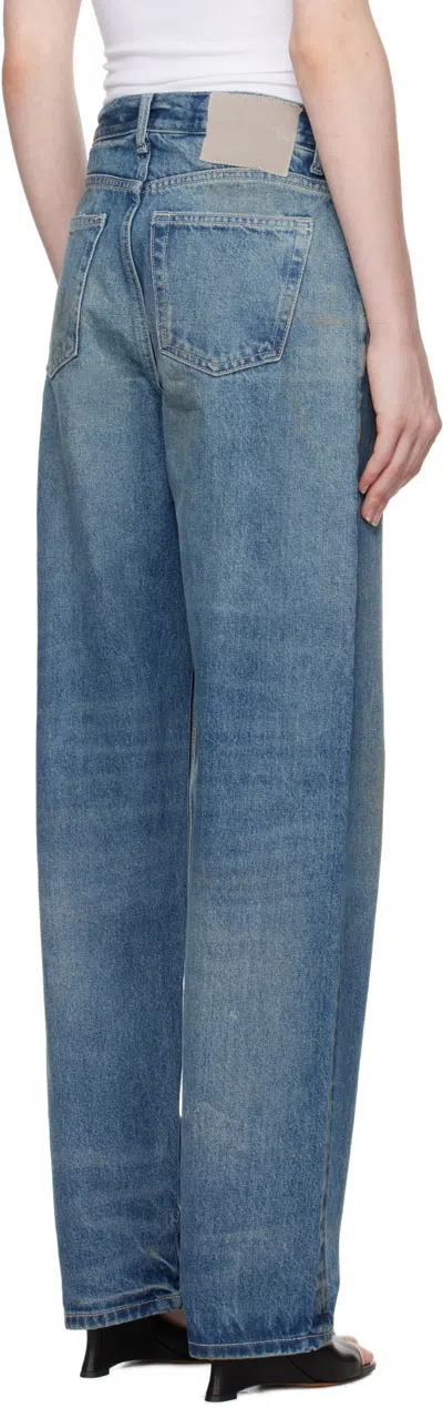 Aya Muse Straight-leg Style Jeans In Blue