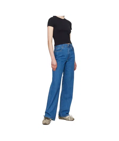 Slvrlake High-waisted Jeans In Blue