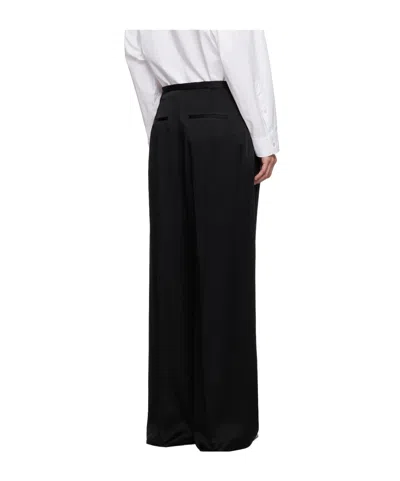 Rohe Drawstring Waist Casual Pants In Black