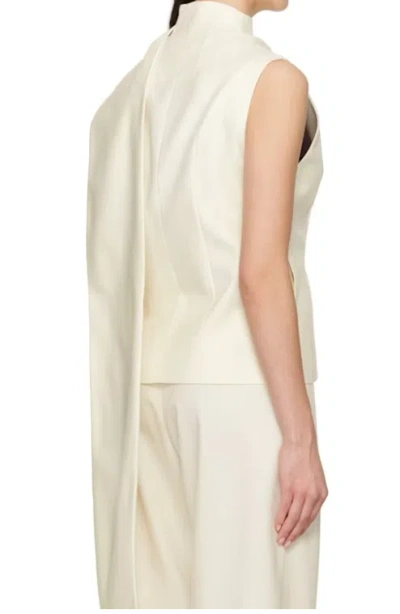 Aya Muse Wraparound T-shirt In Neutral