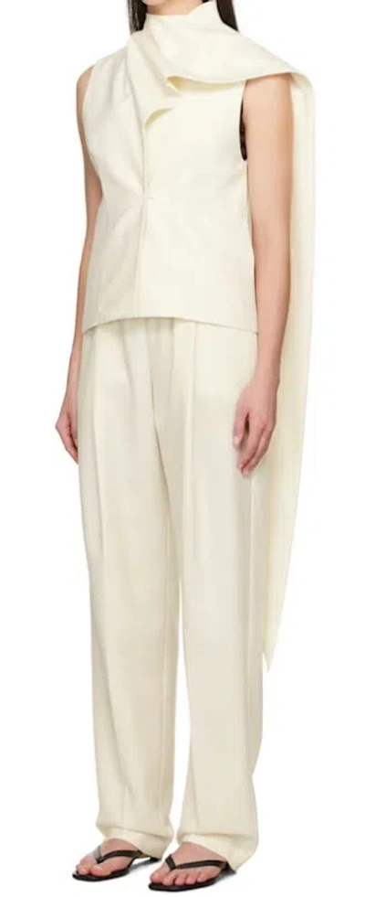 Aya Muse Wraparound T-shirt In Neutral