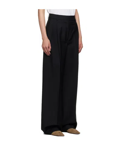 Rohe Belt Loop Casual Pants In Black