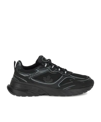 Dsquared2 Sprinter Sneakers In Black