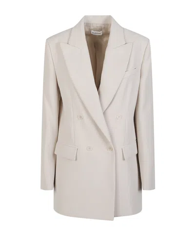 P.a.r.o.s.h Double-breasted Blazer In White