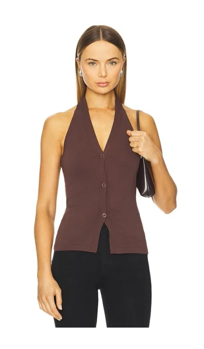 All The Ways Alba Top In Brown