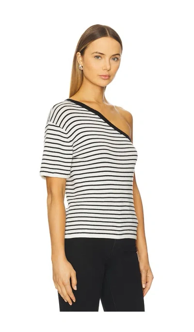 Lisa Yang Mirana Stripes Top In Black