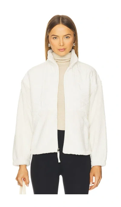 The North Face Cabin Fleece Full Zip In White