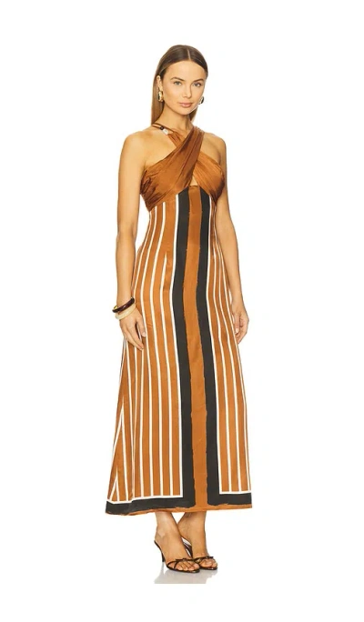 Sancia Ellery Dress In Brown