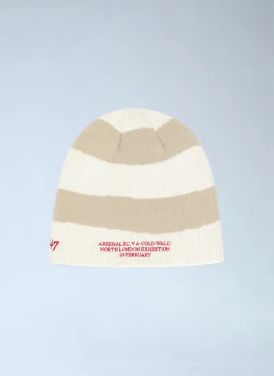 A-cold-wall* Logo Motif Beanie Hat In Neutral