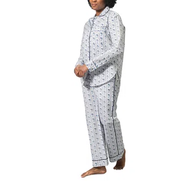 Matouk Luca Egyptian Cotton Percale Pajama Set