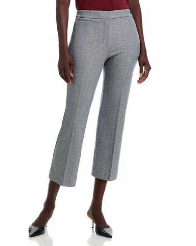 Theory Cropped Kick Flare Pants In Blue