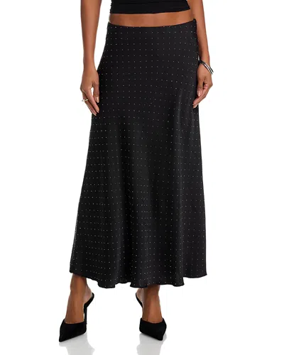 Steve Madden Jeannie Embellished Skirt In Black