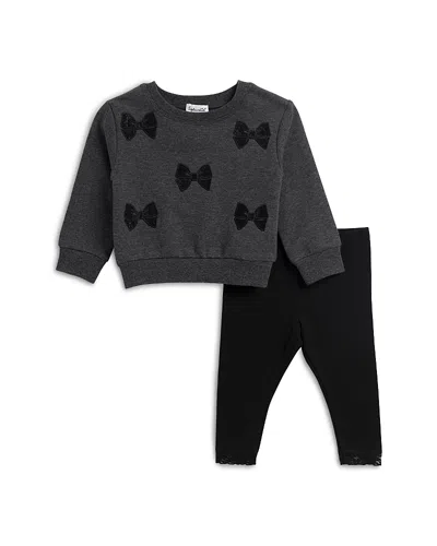Splendid Girls' Lacy Bows Sweatshirt & Leggings Set - Baby
