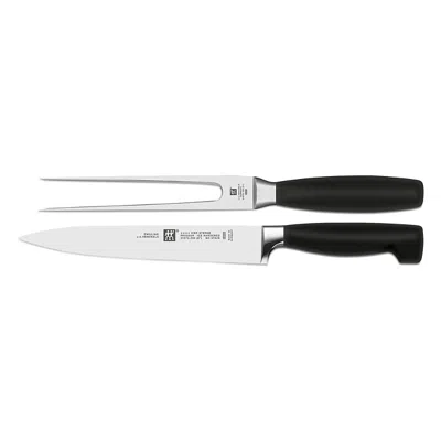 Zwilling Four Star 2 Piece Carving Knife & Fork Set