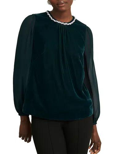 Hobbs London Tallulah Top In Green