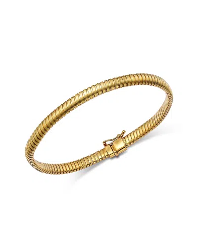 Bloomingdale's Fine Collection Fancy Tubogas Bracelet In 14k Yellow Gold In Gold
