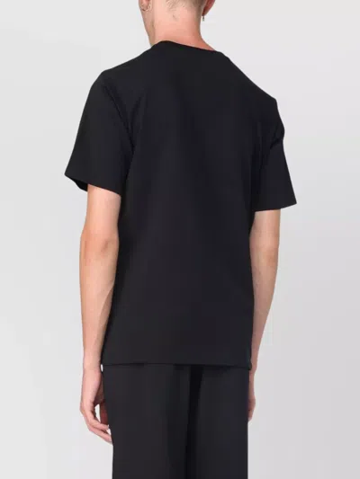 Ferrari Black Cotton T-shirt