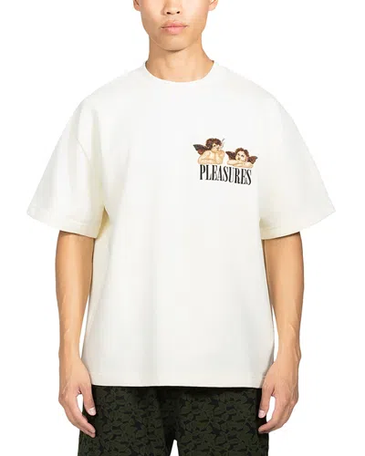 Pleasures Embroidered Short-sleeve T-shirt In White