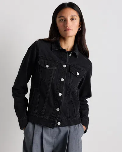 Quince Women's Denim Jacket In Black