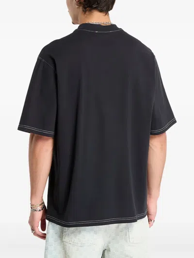 A-cold-wall* Millbank Topstitch T-shirt In Black
