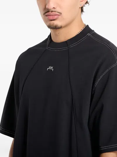 A-cold-wall* Millbank Topstitch T-shirt In Black