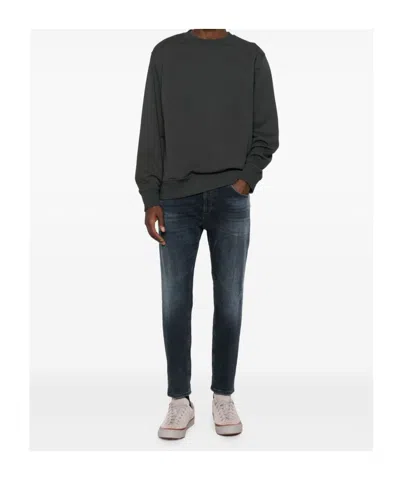 Dondup Belt-loop Jeans In Black