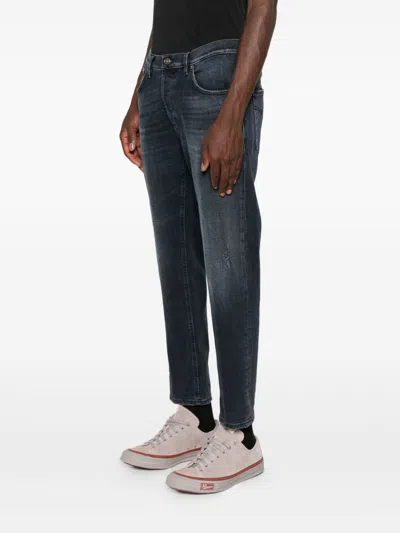 Dondup Belt-loop Jeans In Black